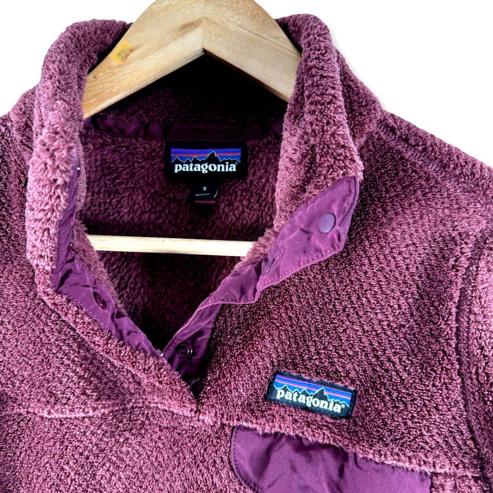 Patagonia Womens Re-Tool Snap T Pullover Fleece Jacket Sz S - Picture 4 of 4